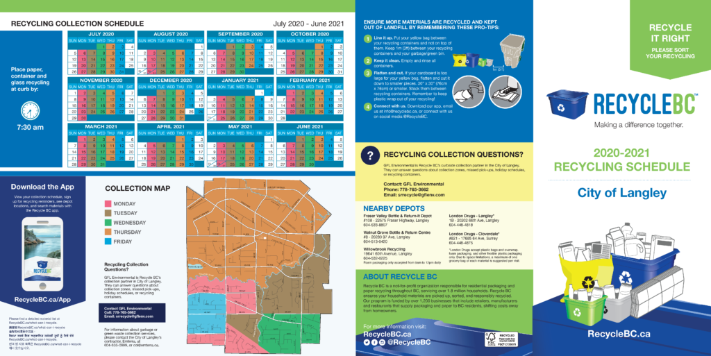 City of Langley » Recycle BC Making a difference together.