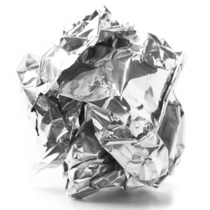 ball of aluminum foil