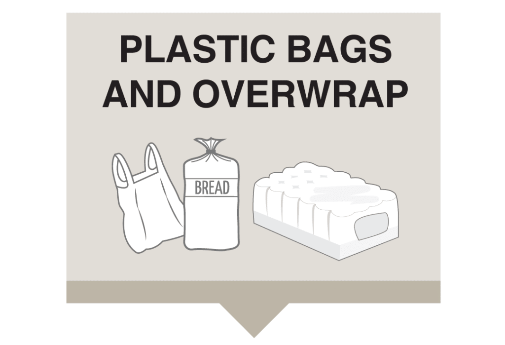 Plastic bags and overwrap