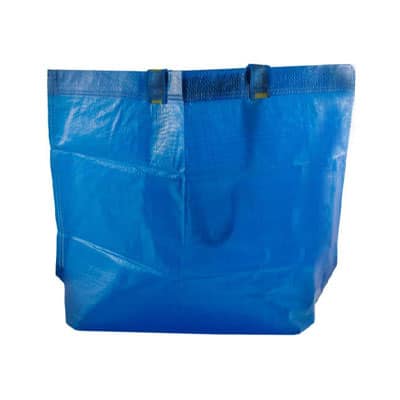 reusable plastic carry out bag