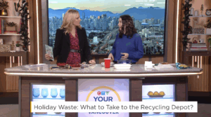 Recycle BC's Ann Goulding Interview on Global News on the topic of Holiday Recycling