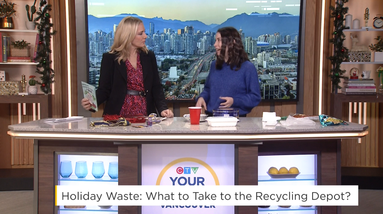 Recycle BC's Ann Goulding Interview on Global News on the topic of Holiday Recycling