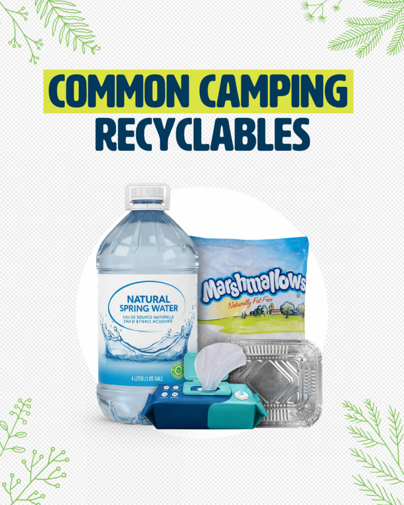 camping recyclables
