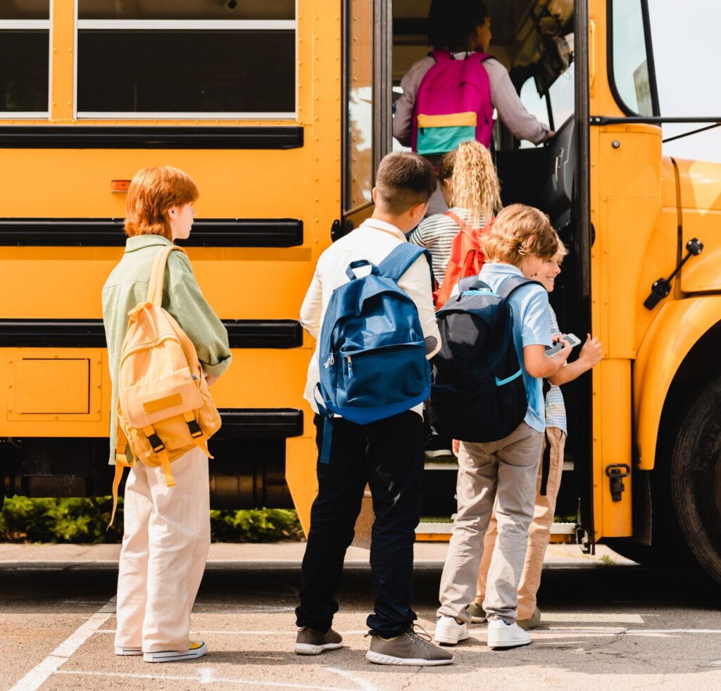 Summer,Holidays,Are,Over.schoolchildren,Kids,Pupils,Group,Of,Mixed,Race